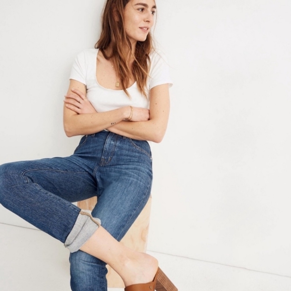Madewell High Rise Slim Boy Jean Eco-Edition